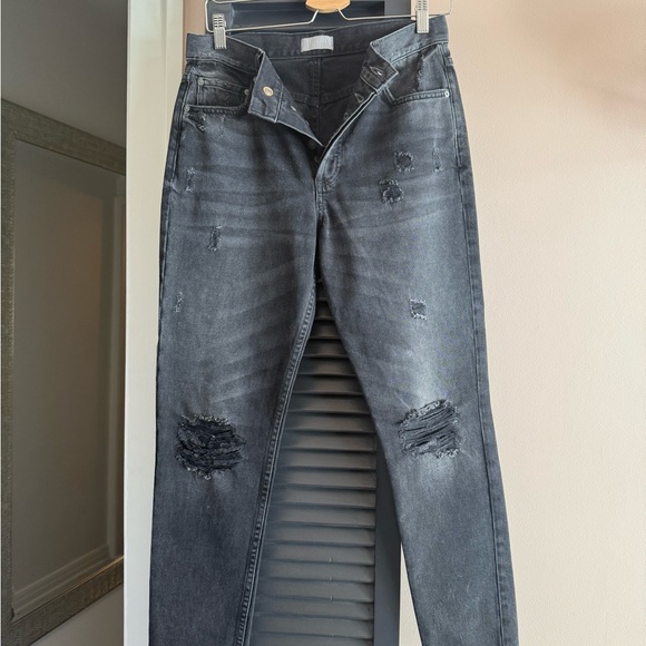 Boyish Denim - BOYISH distressed black skinny jeans
